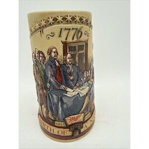 Vintage Miller High Life Beer Stein Birth of a Nation Second In Series